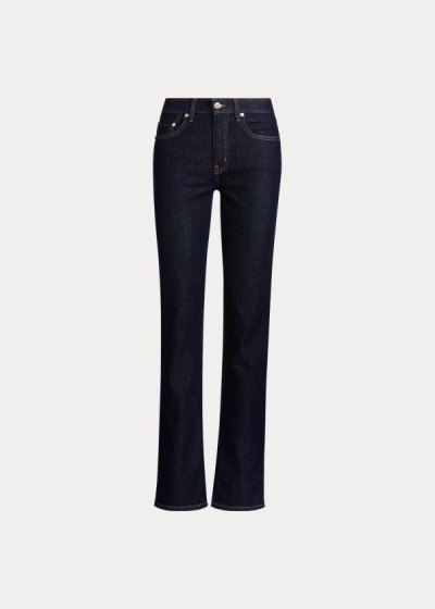 Jeans Ralph Lauren Mujer Azul Marino Azules - Western Straight-Leg - DGNZR1980